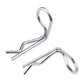 HobbyPark RC 90-Degree Angle Body Clips Bent Springy Pins for All 1/10 Scale Model Car Truck Crawler Truck (20-Pack)