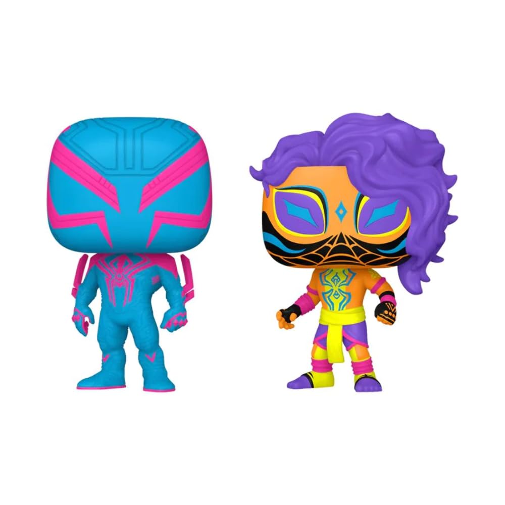 Pop! Across The Spider-Verse - Spider-Man 2099 & India Blacklight 2 Pack