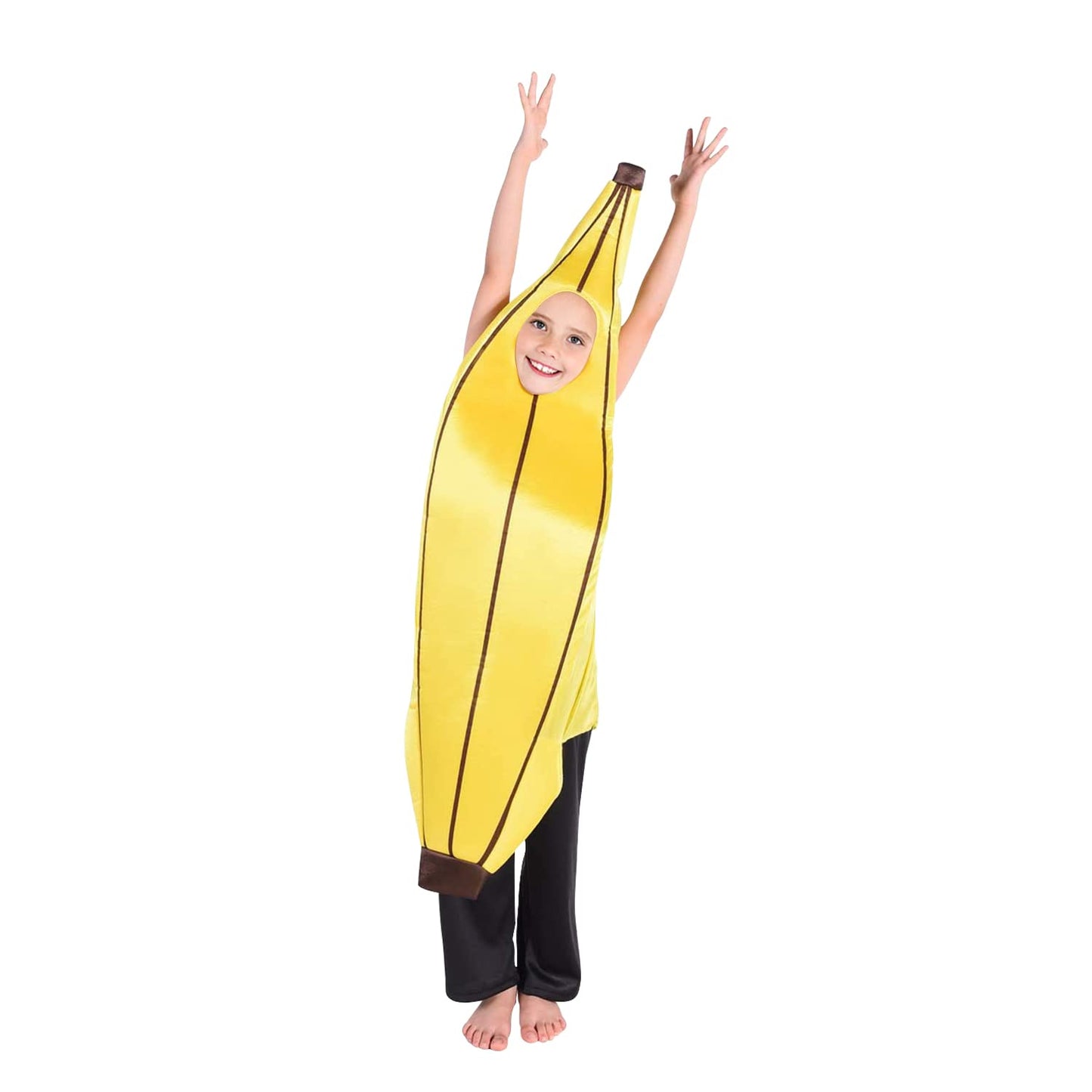 Partisky Kids Banana Costume For Halloween Role Play Cosplay Dress Up Parties Boys And Girls
