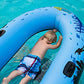 Sieco Design Aquavue Voyager, Clear Bottom Inflatable Raft, For Kids And Adults