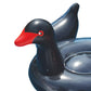 Swimline 90628 Giant Black Swan Inflatable Ride-On Pool Float Large