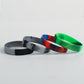 IDREAMBAND 12 pcs Color Pattern Rubber Bracelets Wristbands Blank Bracelets Silicone Wristbands for Men Women Teen, Suitable for