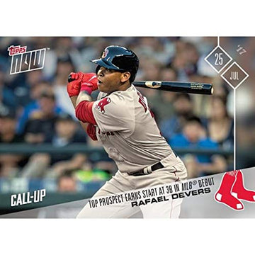 Mlb Boston Red Sox Rafael Devers #391 2017 Topps Now Trading Card
