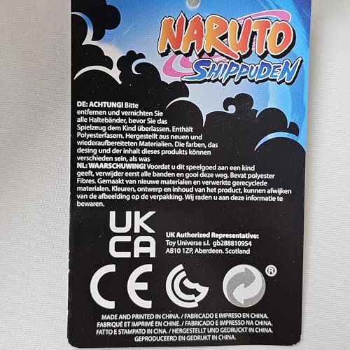 BARRADO Naruto Characters 25cm Plush Toy - Naruto, Kakashi, Sasuke, Kurama - Collector's Edition - Super Soft Quality (25cm, Kak