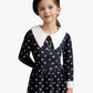 Yuegoo Black Costume Dress For Girls Halloween Costumes Cosplay Party Dress With Accessories 3-12Y (Black+White, 5-6 Years)