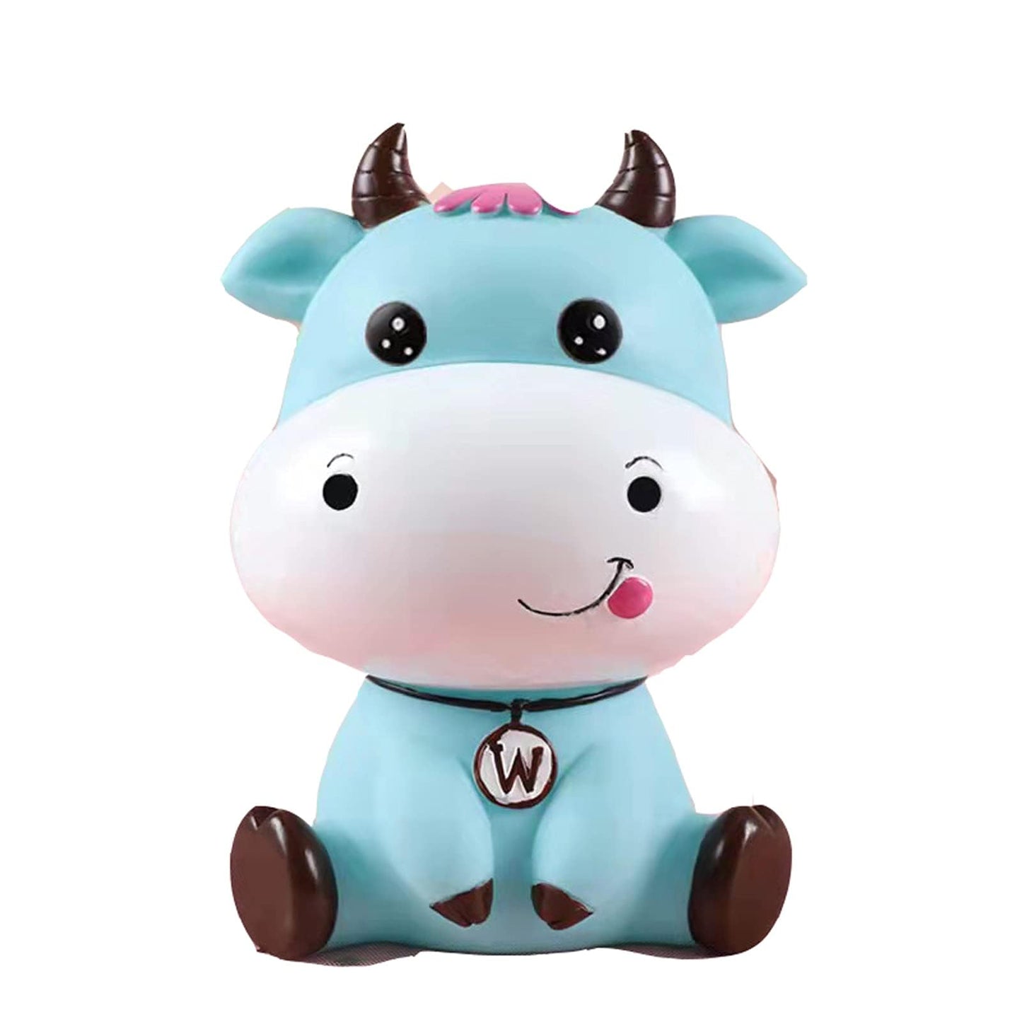 Piggy Bank Cow for Boys Girls Coin Bank for Boys Girls Kids Cute Cow Piggy Bank Big Eyes for Children's Birthday Gifts