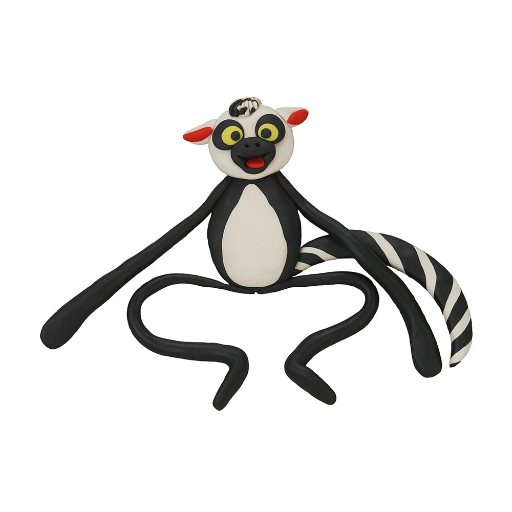 Polyform Sculpey Bake Shop Bendy Polymer Oven Bake Clay,6 unique color setpieces become rubbery and super flexible after baking,