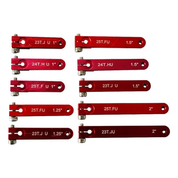 1PCS CNC Aluminum High Torque Heavy Duty Servo Arms 24T Servo Horn Compatible with Hitec Servo Extended arms (1 inch, 24T)