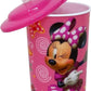 6-Pack Disney Minnie Mouse 16oz Reusable Sports Tumbler Drink Cups with Lids & Straws, Pink