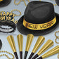 Beistle Chairman Gold Assortment For 10 People