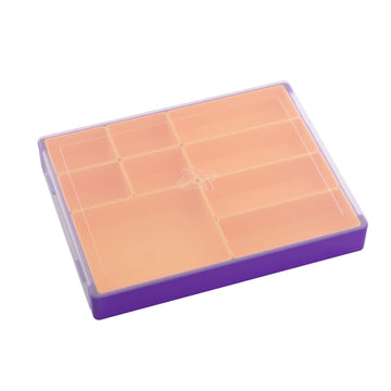 Gamegenic Token Silo Convertible | Store & Organize Board Game Tokens | 9 Removable Trays In 3 Different Sizes | Stackable Token Box | Convenient Space-Saving Design | Orange Color | By Gamegenic