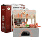 Toyartsy Wooden Toy Barbeque Shop - Includes Pretend Play Wooden Barbeque Food And Barbecue Grilling Tools Barbeque Set