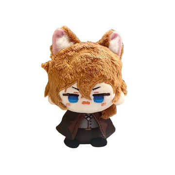 Kila Mila Anime Plush Doll Dazai Osamu Nakahara Chuuya Edogawa Rampo Mini Pendant Keychain Cute Toy Kids Gift( Nakahara Chuuya )
