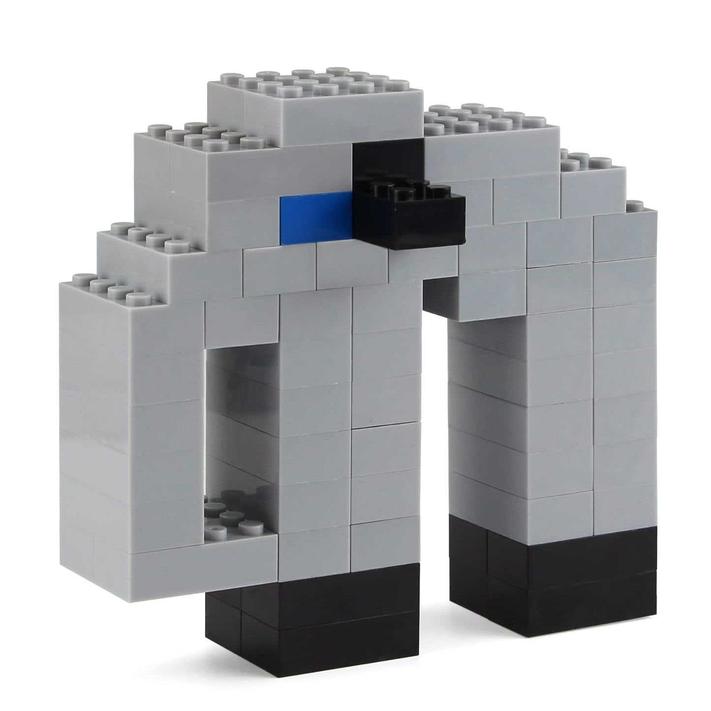 Feleph Basic Parts 320 Pieces 2X4 Light Gray Bricks Building Creative Play Blocks Set Toy Accessories Combine With Major Brick Brands (Gray Light)