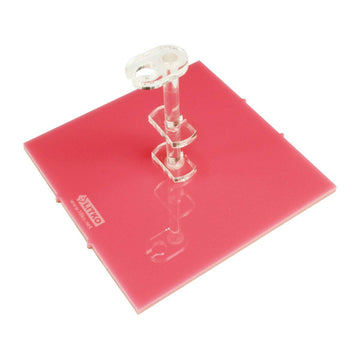 Litko Deluxe Space Fighter Stand | Large Ships Base | Compatible With Star Wars: X-Wing (Pink)