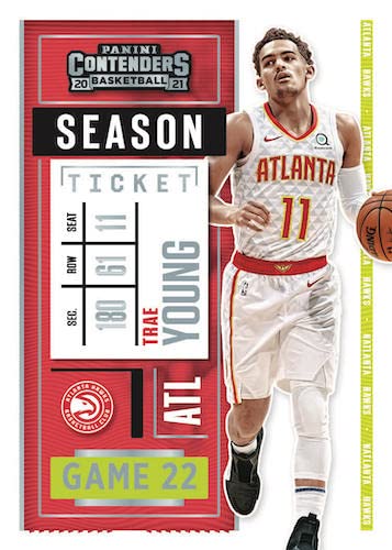 Panini 2020-2021 Contenders Basketball Blaster Box - 40 Trading Cards, Optichrome Material, Standard Size