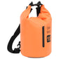 vidaXL Lightweight Outdoor Dry Bag with Waterproof Zipper, Durable PVC Material, 4 Gallon Capacity - Suitable for Boating, Surfi