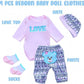 Reborn Baby Dolls Clothes - Outfit Clothing Accessories for 17-22 inch Lifelike Newborn Toy Dolls