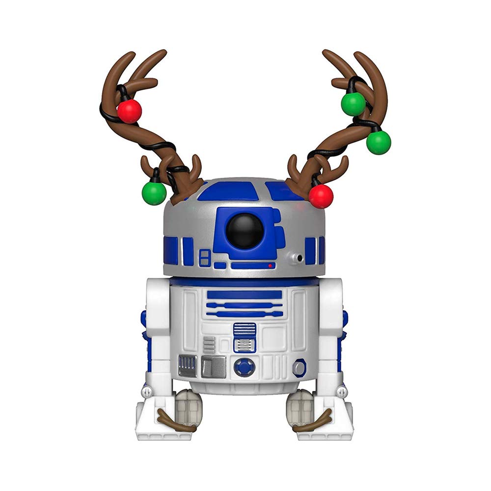 Funko Pop Star Wars: Holiday - R2D2 With Antlers Collectible Figure, Multicolor