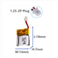 3.7V 100mAh 20C Lipo Battery for WLtoys V272,Cheerson CX-10 Mini Quadcopter Estes Proto X, Syncro X, Hubsan Q4 Nano Quadcopter 4