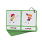 Richardy 100 Groups English Antonyms Flashcards Building Vocabulary Pocket Cards Educational Learning Toys Pre-Kindergarten Clas