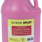 School Smart Washable Tempera Paint, Gallon, Pink