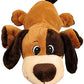 Anico Collectible Plush Toy Laying Down Stuffed Animal, Dog, 9 Inches Tall