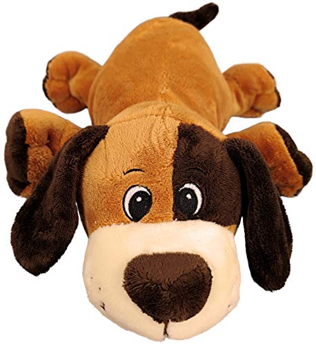 Anico Collectible Plush Toy Laying Down Stuffed Animal, Dog, 9 Inches Tall