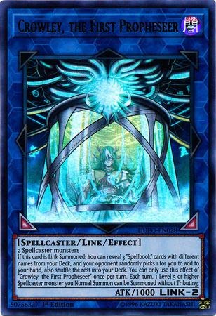 Yu-Gi-Oh! - Crowley, The First Propheseer - Dupo-En028 - Ultra Rare - 1St Edition - Duel Power