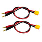 FLY RC 2Pack XT60 Male Connector Plug to 4mm Banana Plugs Battery Charge Lead Adapter Cable for RC Helicopter Quadcopter XT60 Li