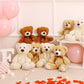 Morismos 14 Packs Bulk Teddy Bears, Small Teddy Bear Bulk Plush, Stuffed Bears Bundle For Girls Centerpiece Baby Shower 14In