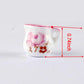 Baenrcy 1 Set 15 Pieces 1:12 Ceramics Tea Cup Set Lovely Dollhouse Decoration Set Dollhouse Kitchen Accessories(#5)