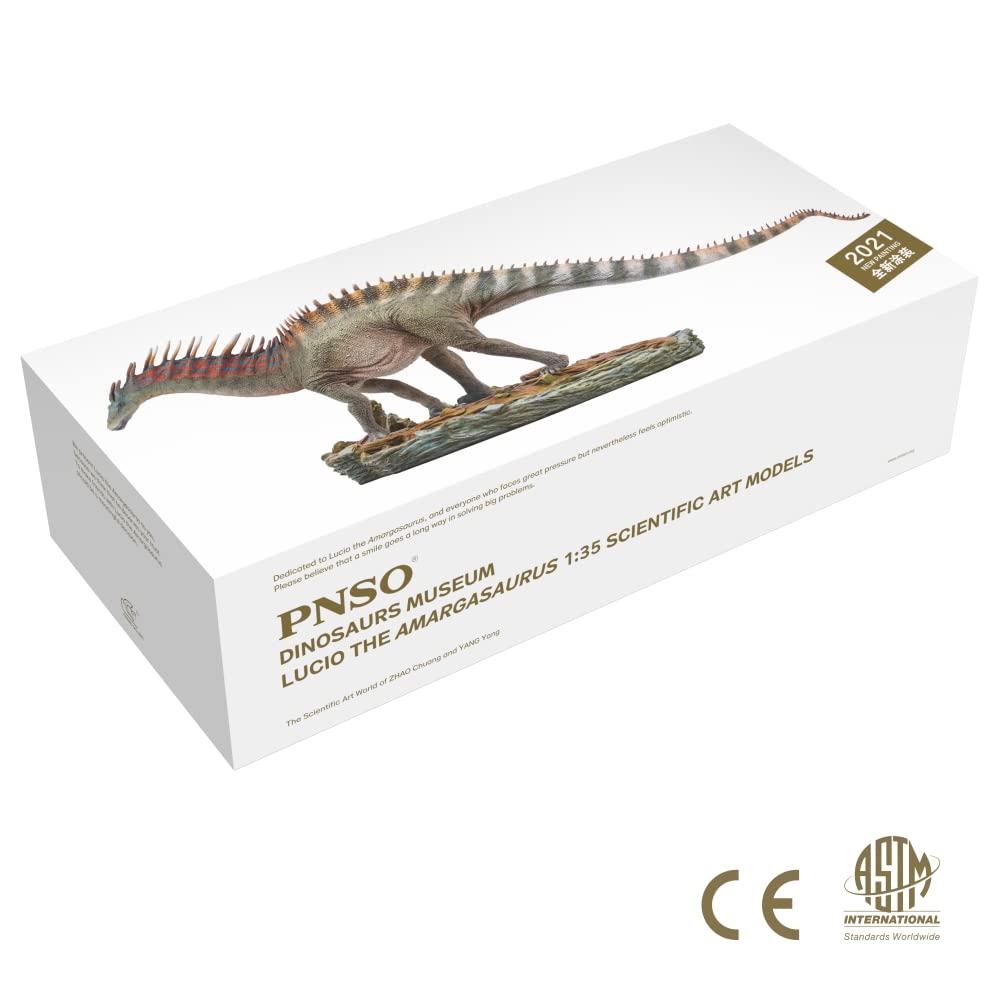Pnso Dinosaur Museums Series (Lucio The Amargasaurus 1:35 Scientific Art Model)