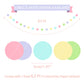 LITAUS, Birthday Decorations, NO DIY - Pack of 17 | Macaron Happy Birthday Banner, Honeycomb Balls, Swirls, Garland | Happy Birt