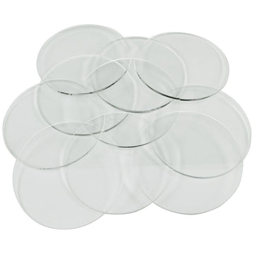 Litko Clear Round Miniature Bases | 1.5Mm Thick | Circular Figure Stands For Wargaming Boardgaming And Collectible Figures (10 C