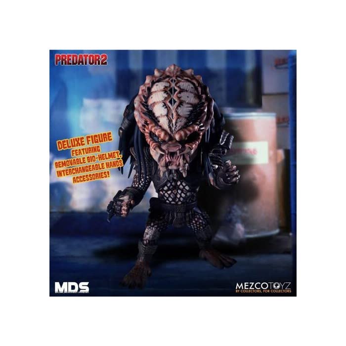 Mezco MDS Predator 2 City Hunter ROTO Figure - 6" Multi-color Plastic Model WC80157