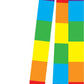 In The Breeze Rainbow Stripe Kite Tail Set,2' W X 15' H,2914