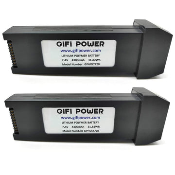 Beacon Pet 4300Mah 7.4V Replacement Lipo Battery For Holystone Hs720 Hs720E Drone (2 Pcs)