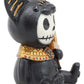 Ebros Egyptian Furrybones Feline Cat Goddess Bastet Holding Ankh Figurine Small 2.75 Inch Tall Furry Bones Skeleton Decor Statue Gods And Goddesses Of Egypt