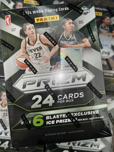 2024 Prizm Wnba Sealed Blaster Box (6 Ice Prizms Per Box) (Black Finite) (Checkerboard)