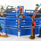 Newray Western Riders Bull Ring Rodeo Action Figure Playset (Either Blue or Red)
