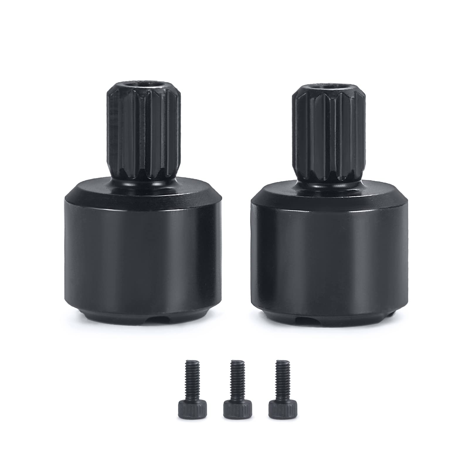Axspeed 2Pcs/Set Black Heavy Duty Drive Cup 4-Slots Design For 1/5 Trx X-Maxx 8S 7754X Rc Truck Upgrade Parts