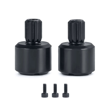 Axspeed 2Pcs/Set Black Heavy Duty Drive Cup 4-Slots Design For 1/5 Trx X-Maxx 8S 7754X Rc Truck Upgrade Parts