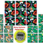 Bundle Of Scramble Squares B Dazzle Sports Puzzles For Adults/Teens/Kids - 3 Puzzles Included - Baseball, Football And Soccer With A Bonus Digital Timer