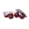 Ubersweet Roller Road Drift Skates Plate Outdoor Split Skateboard Red Black Wheels (54054593JEL)