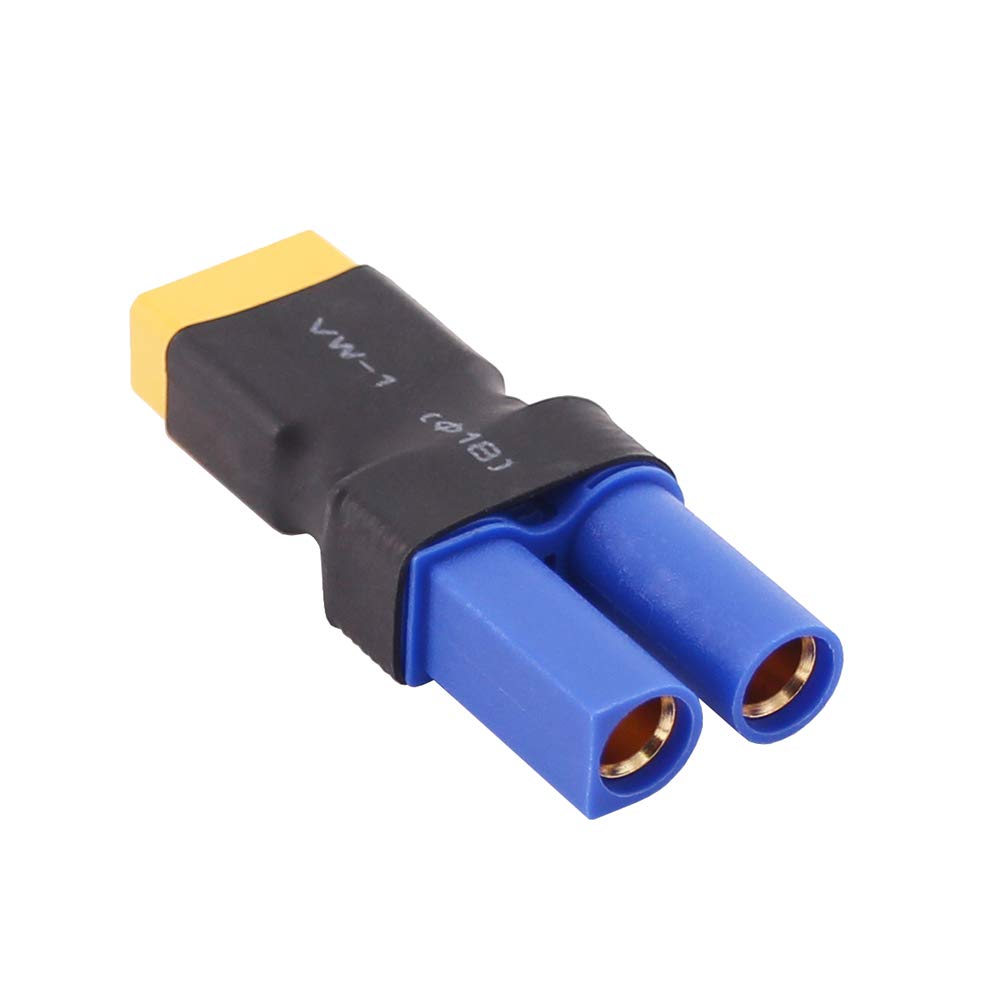 OliRC 3pcs Male XT60 to Female EC5 Losi Connector Adapter for Turnigy 8ight SCT LiPo(C77-3)