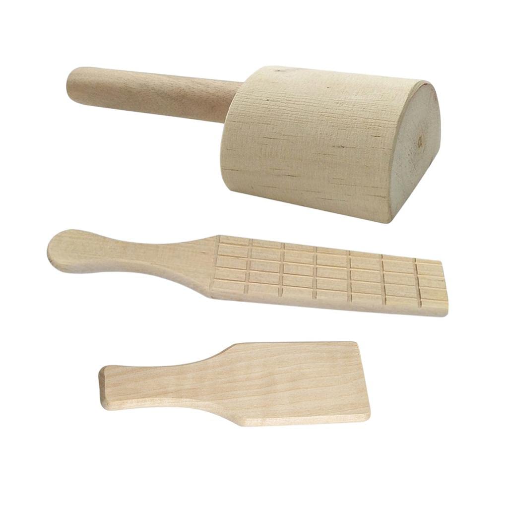 Merishopp Wooden Clay Paddle Pottery Tool For Kitchen Or Clay And Pottery 19.5X2Cm Crafts | Sculpting, Molding & Ceramics | Cera