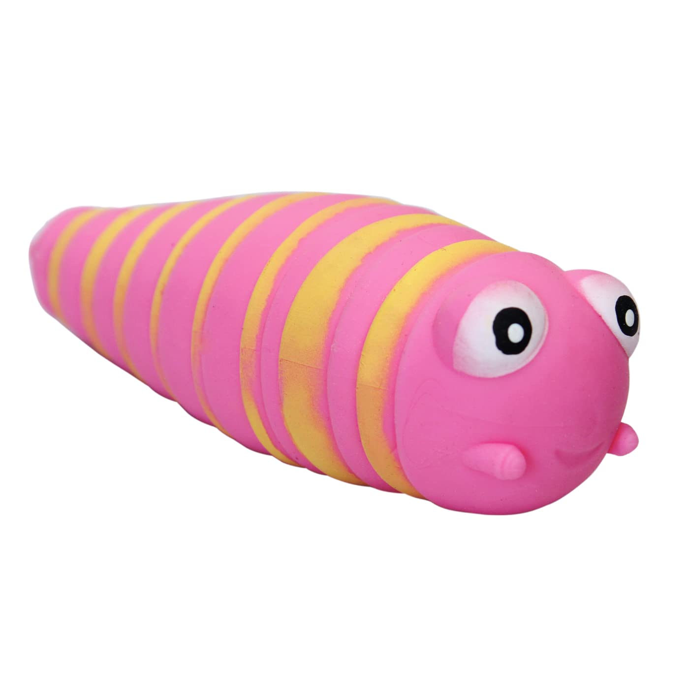 Kabello Caterpillar Soft Toy Sensory Worm Toy Showpiece For Car 1 Pcs (Multicolor)