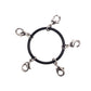 2Pcs Metal Snow Anti-Slip Tires Metal Steel Chain For 1/10 RC Rock CrawlerTRX-4 TRX4 Axial SCX10 90046
