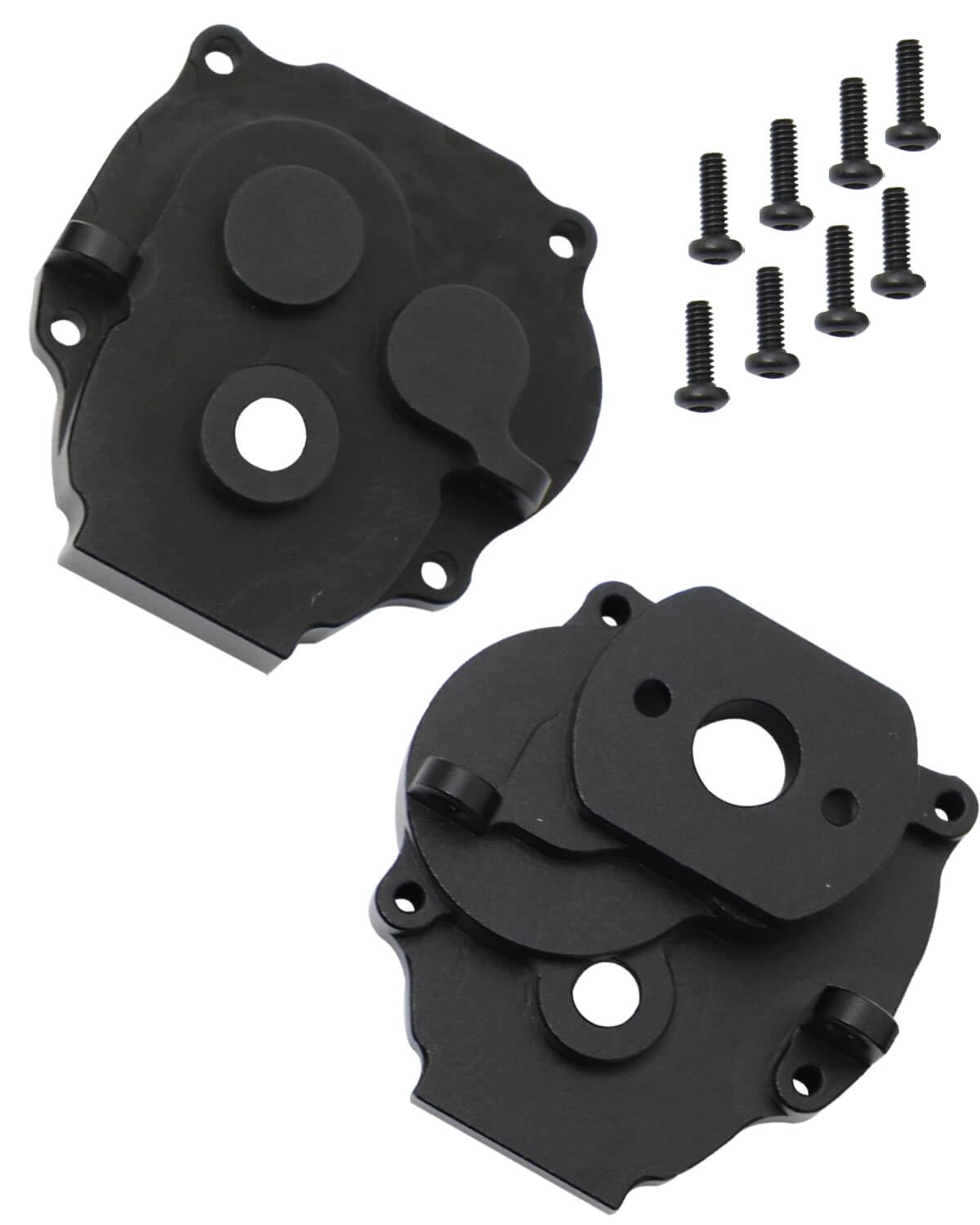 hopsupRC Center Gearbox Transmission Case Upgrades for1/18 TRX4M,Aluminum Gearbox Differential Housings Hops Up Parts for 1/18 T